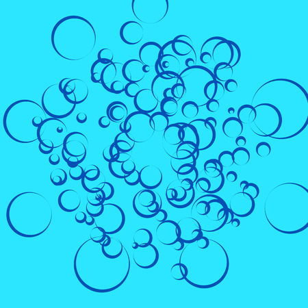Sparkling background with bubbles. Abstract pattern for water related themes. Underwater, fizzy, carbonated water illustrationのイラスト素材