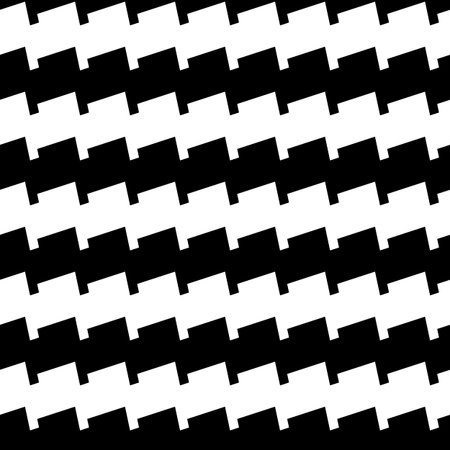 Seamless geometric background. Abstract repeatable monochrome pattern / texture.