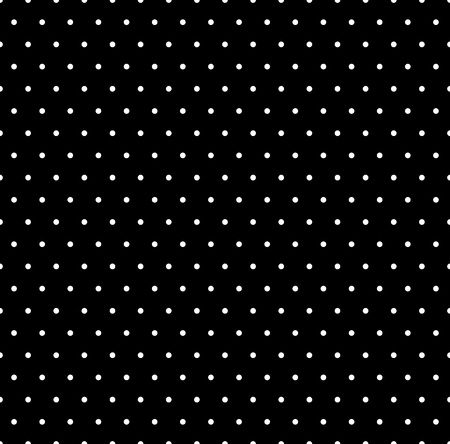 Seamlessly repeatable pattern with dots, circles. Monochrome abstract illustration in speckled, halftone style. Geometric pointillist texture.のイラスト素材