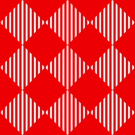 Classic simple 1 color pattern / background with mosaic of squares. Monochrome texture with alternating squares with linear filling. (Repeatable)のイラスト素材