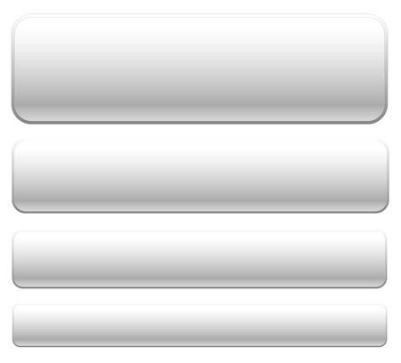 Set of rectangular banner, button, plaque background shapesのイラスト素材