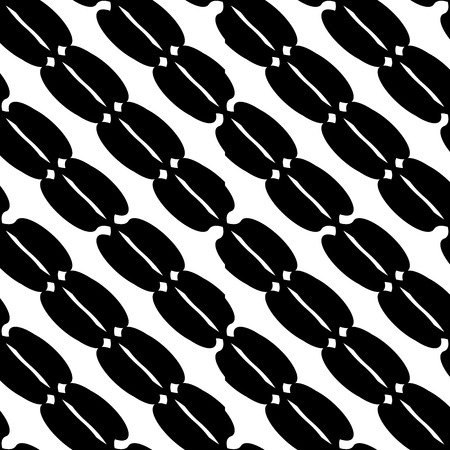 Abstract black and white geometric pattern. Seamlessly repeatable.のイラスト素材