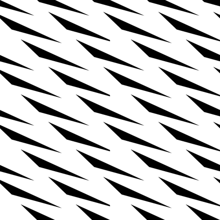 Abstract black and white geometric pattern. Seamlessly repeatable.のイラスト素材