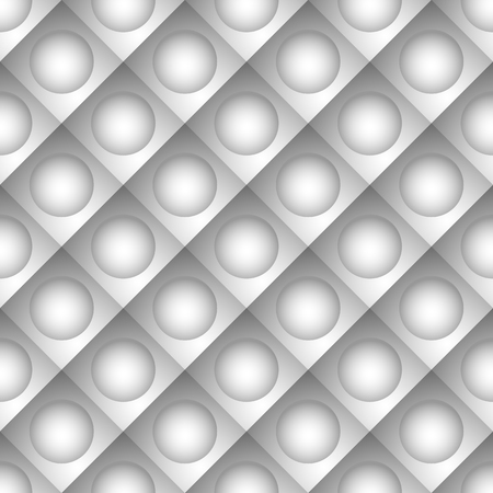 Repeatable pattern tile(s) with circle over square.のイラスト素材