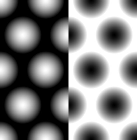 Seamless pattern with faded circles - Dotted, polkadot pattern, backgroundのイラスト素材