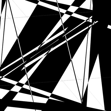 Edgy, random artistic composition of geometric shapesのイラスト素材