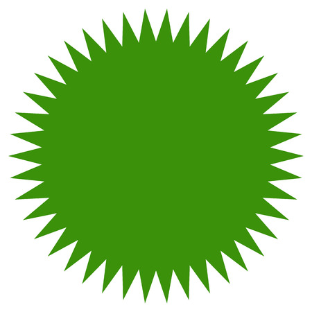 Starburst, sunburst shape. Flat price tag, price flash iconのイラスト素材