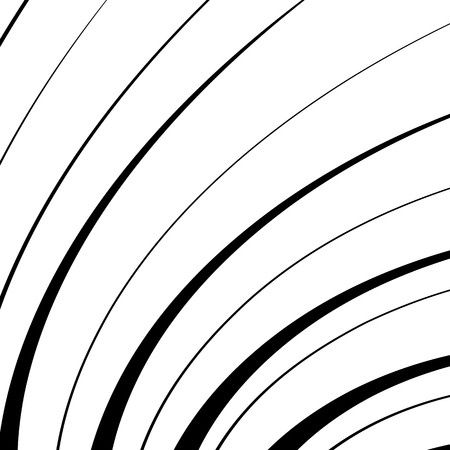 Abstract geometric illustration with radial swirling, spirally linesのイラスト素材