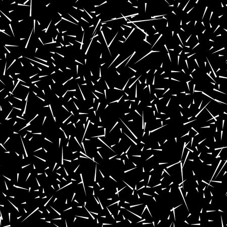 Chaotic random scattered shapes. Abstract geometric patternのイラスト素材