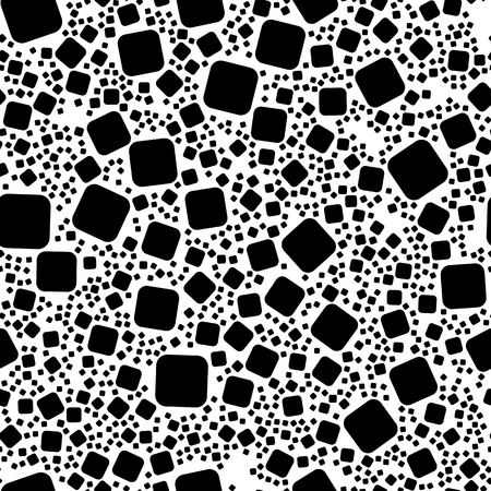 Repeatable geometric pattern with scattered, random shapesのイラスト素材