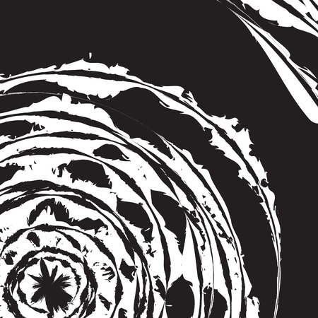 Grungy textured abstract illustration (graphic isn't cut at edges).のイラスト素材