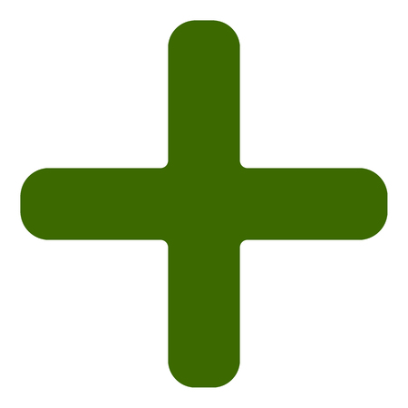 Plus, cross icon, symbol for healthcare, first aid conceptsのイラスト素材