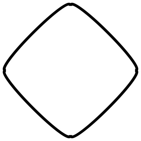 Geometric abstract mandala, spirally geometric shape, objectのイラスト素材