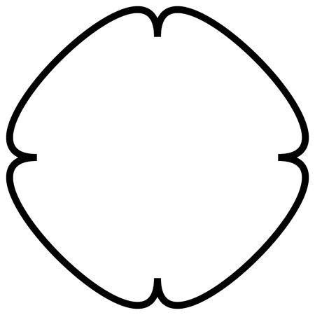 Geometric abstract mandala, spirally geometric shape, objectのイラスト素材