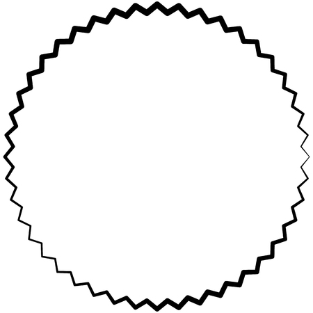 Geometric radial element. Abstract concentric, radial geometric motifのイラスト素材