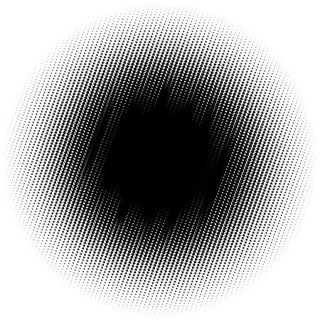 Halftone element. Abstract geometric graphic with half-tone patternのイラスト素材
