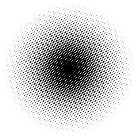 Halftone element. Abstract geometric graphic with half-tone patternのイラスト素材