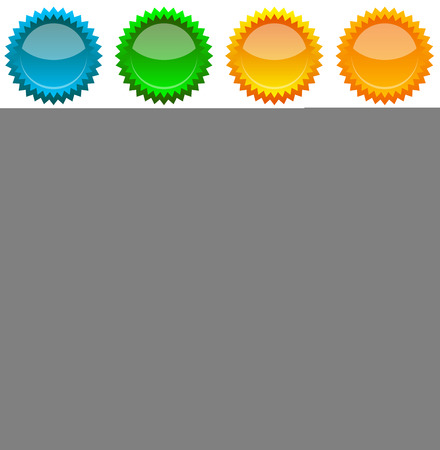 Icon with concentric circles for emitting, rays, signal themesのイラスト素材