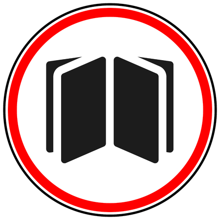Book symbol icon for knowledge, education and such conceptsのイラスト素材