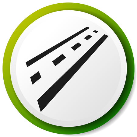 2-lane road icon for driving, traffic, transport or such themesのイラスト素材