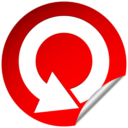 Circular 360 degree arrow icon, Phase, cycle, restart and similar conceptsのイラスト素材