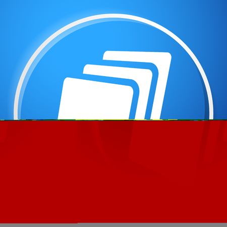 Sheets icon, Sheets of paper or other materialのイラスト素材