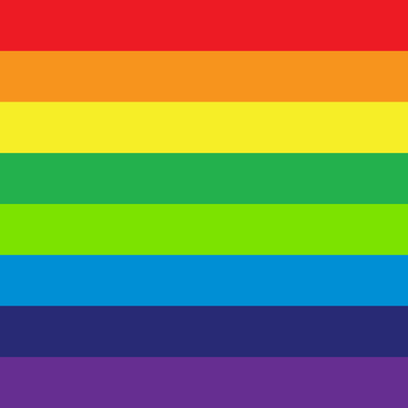 RGB, rainbow spectrum colored stripes, lines. Visible spectrum LGBTQ theme or for generic designのイラスト素材