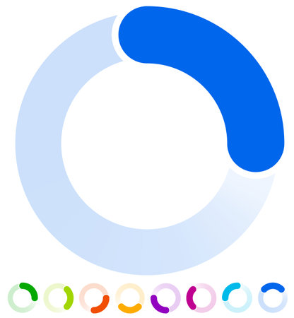 Vector of Circular progress indicator, - ID:1-127567011 - Royalty Free ...