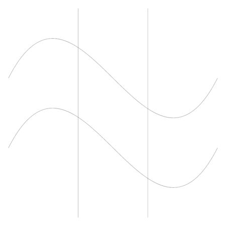 Wavy, waving grid, mesh of thin lines. Squeeze, stretch distort effect. Camber, crook deformation illustration. Distort array of intersect lines. Undulate, billowy warp effectのイラスト素材