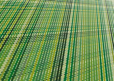 Grid, mesh with dynamic lines. Intersecting stripes. Irregular grating, lattice texture. Interlocking, criss-cross abstract geometric illustrationのイラスト素材