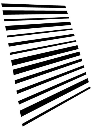 3d lines pattern in perspective. Oblique, slanting stripes. Diminishing parallel, straight skew strips, streaks texture.Asymmetric dynamic lines abstract geometric illustration. Lineal, linear elementのイラスト素材