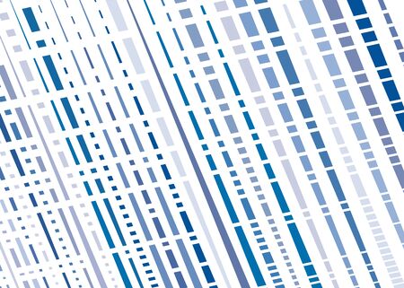 Grid, mesh with intermittent, dashed lines. Intersecting dynamic stripes. Irregular grating, lattice texture. Interlocking, criss-cross abstract geometric illustrationのイラスト素材