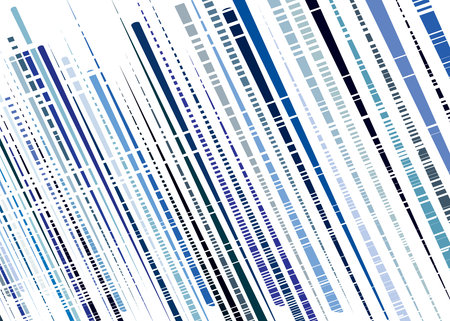 Grid, mesh with intermittent, dashed lines. Intersecting dynamic stripes. Irregular grating, lattice...
