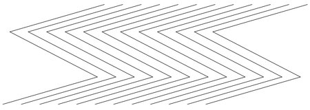 Abstract wavy, waving (zigzag) lines element.Vertical lines, stripes with billowy, undulate...