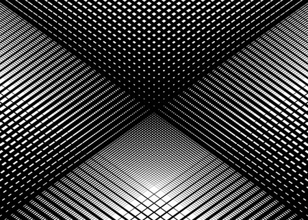Matrix, grid, mesh pattern of intersecting irregular, dynamic lines. Trellis, lattice, grating...