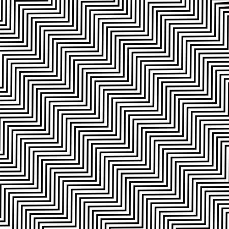 Diagonal, oblique, slanting waving, wavy, zigzag lines. Irregular parallel stripes, lines with wavy,...