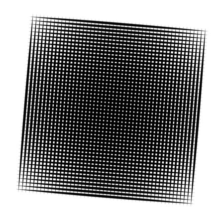 Random lines grid, mesh. Dynamic, irregular overlap, intersect lines, stripes. Jumble, reticulate geometric element. random lines grate, latticeのイラスト素材