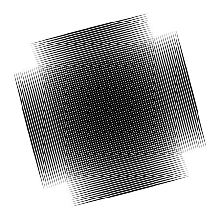 Grid, mesh element. cellular, reticular grate, lattice. array of bisect, overlap lines, stripes. geometric monochrome, black and white element, pattern. Intersect straight, parallel lines, stripesのイラスト素材