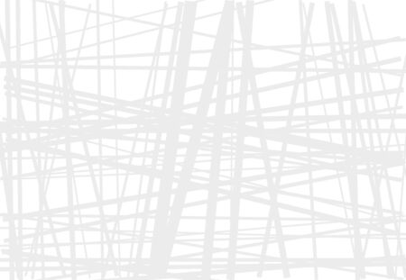 Abstract geometric art with random, chaotic, dynamic lines. Straight crossing, intersecting irregular lines, stripes texture, patternのイラスト素材