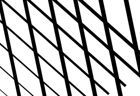 Abstract geometric art with random, chaotic lines. Straight crossing, intersecting lines texture, stripes patternのイラスト素材