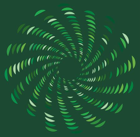 colorful, multicolor and monochrome cyclic, cycle concentric ring. revolved spiral, vortex, whorl. abstract circular, radial loop shape, element over colored backdrop, backgroundのイラスト素材