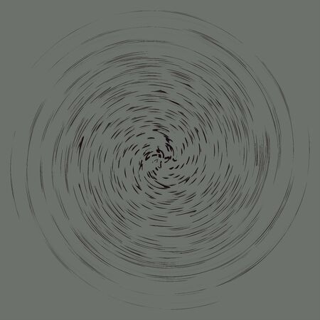 Smudge, smear abstract spiral design element. Swirl, twirl shape. Volute, helix, cochlear illustrationのイラスト素材