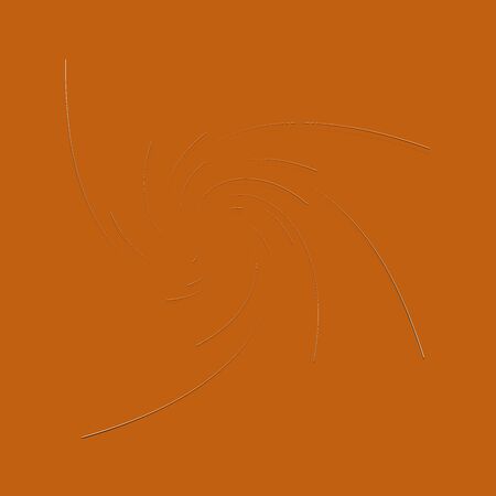 white helical, spiraling, curl and curly shape. spiral, twirl, swirl illustration. twine design element over single-color, monochrome background, backdrop. helix, voluteのイラスト素材