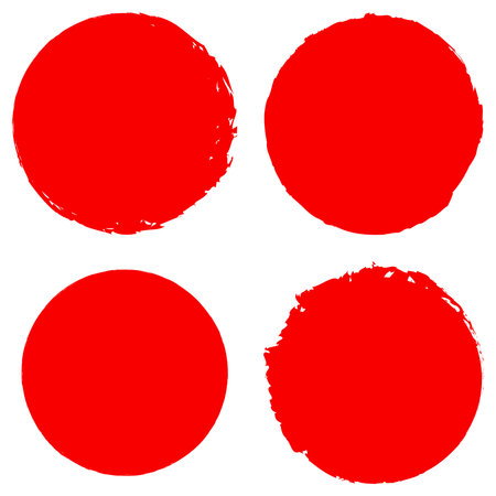 Grungy circle blob, blotch vector â Stock vector illustration, Clip art graphicsのイラスト素材