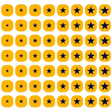 Star rating evaulation, assessment rating concept graphic. Grade, rank, cusomer satisfaction concept icon. Review, estiminate concept â Stock illustration, Clip art graphicのイラスト素材