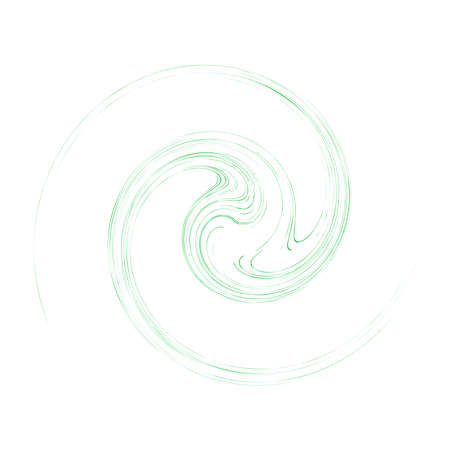 Abstract bine, tendril plant circular spiral as biology, ecosystem and flora concepts icons â Stock vector illustration, Clip art graphicsのイラスト素材