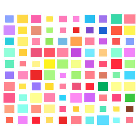 Tessellation, mosaic colorful, light colored squares, rectangles pattern â€“ Stock...