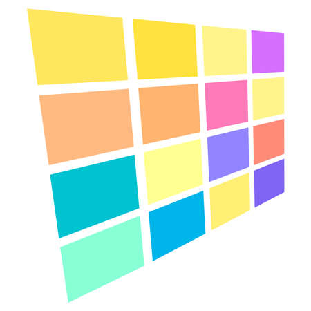Tessellation, mosaic colorful, light colored squares, rectangles pattern â€“ Stock...