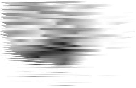 Random chaotic and egdy, harsh geometric shapes illustration. Vector illustrationのイラスト素材