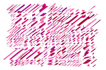 Abstract vector art - Random geometry shapes vector illustration. Generative art. Angular and edgy, angled geometrical illustration. Random abstract composition. Jumble, disarray of irregular elementsのイラスト素材